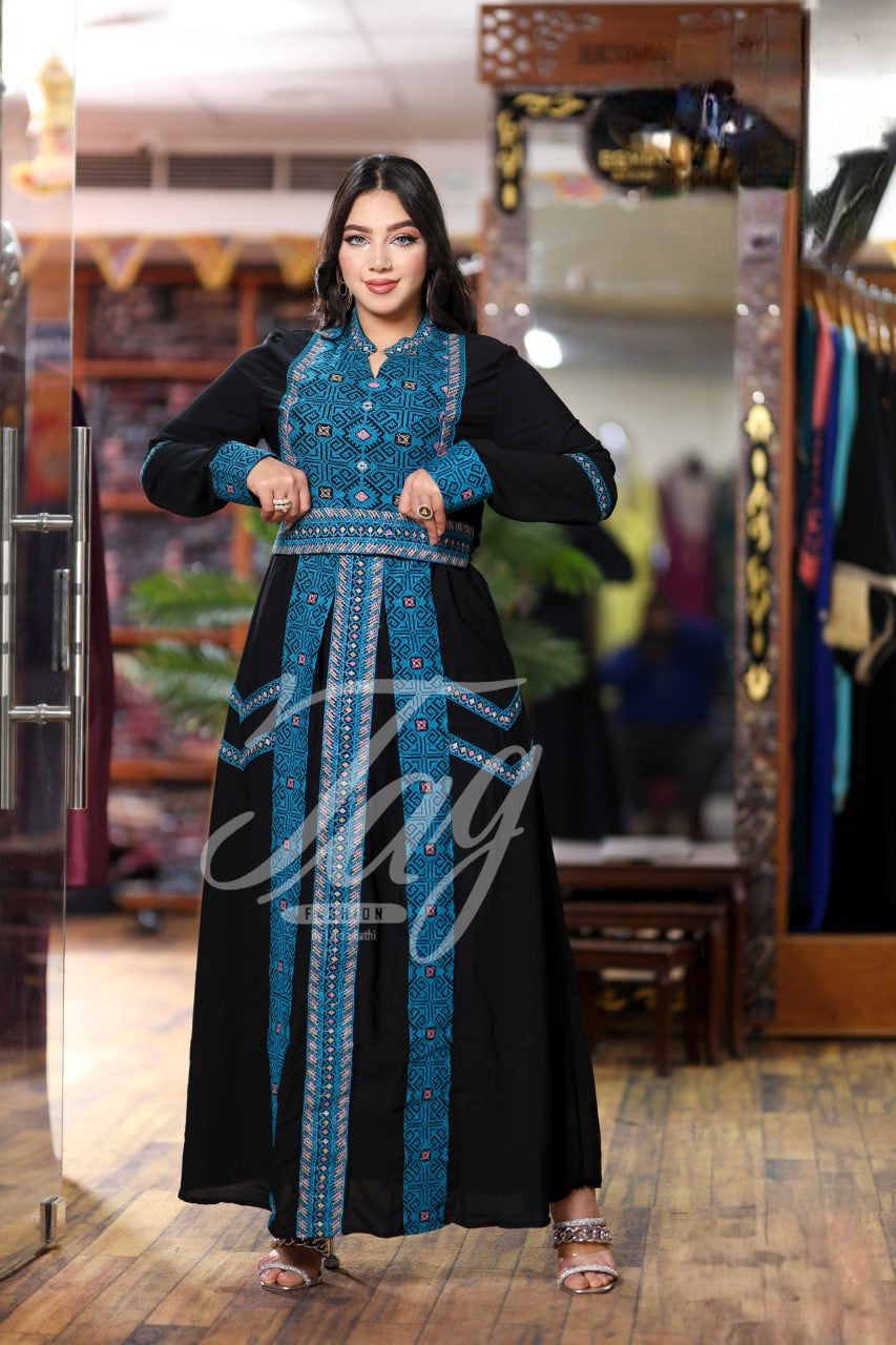 Abaya brodée Hajar Sinawi