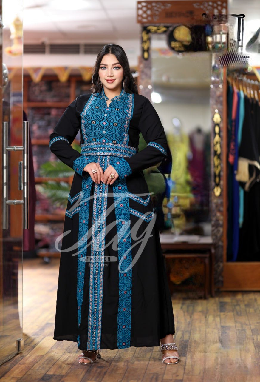 Abaya brodée Hajar Sinawi