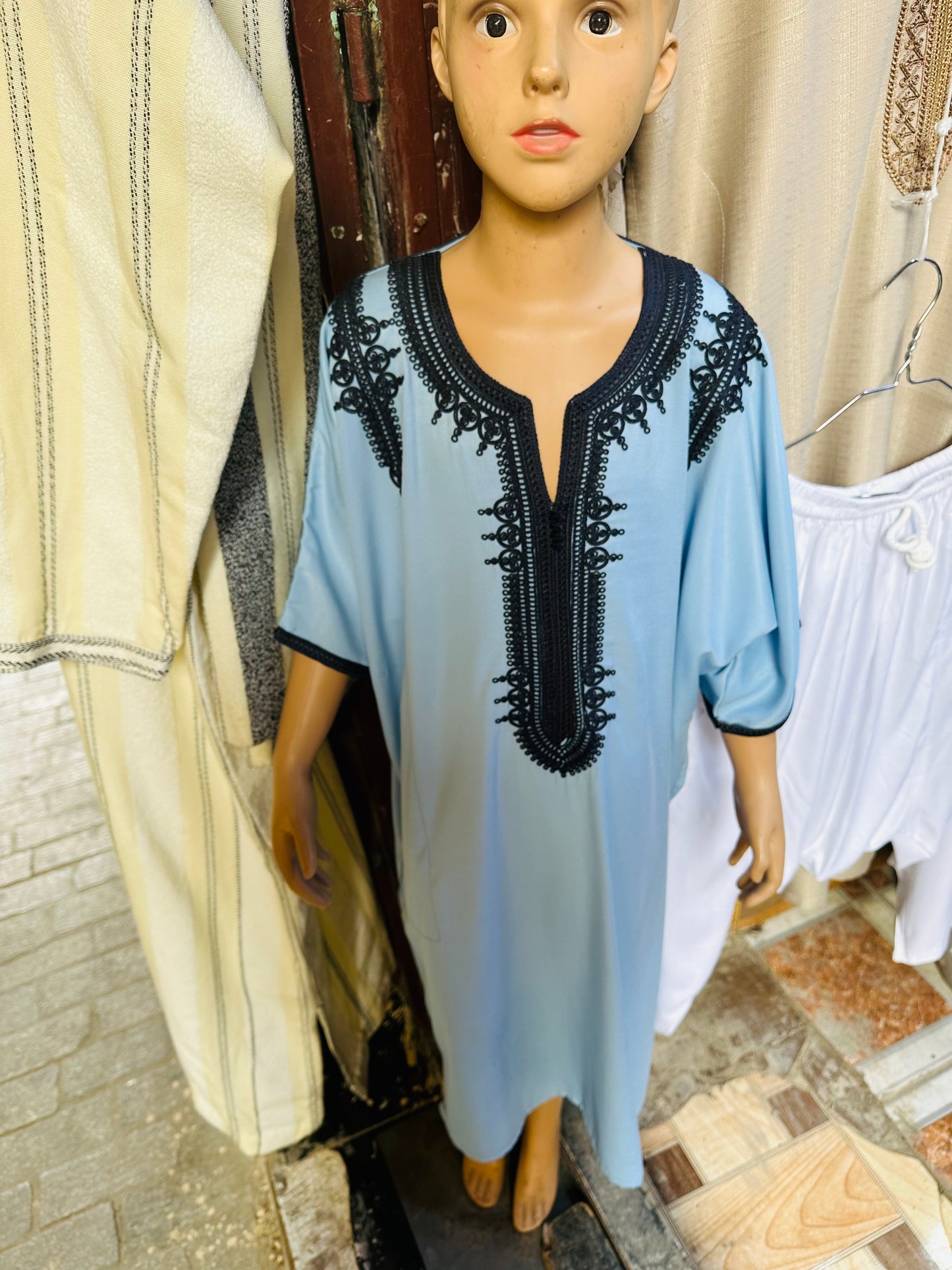 Al Ahal Cotton Moroccan Gandoura - Arewa Collections