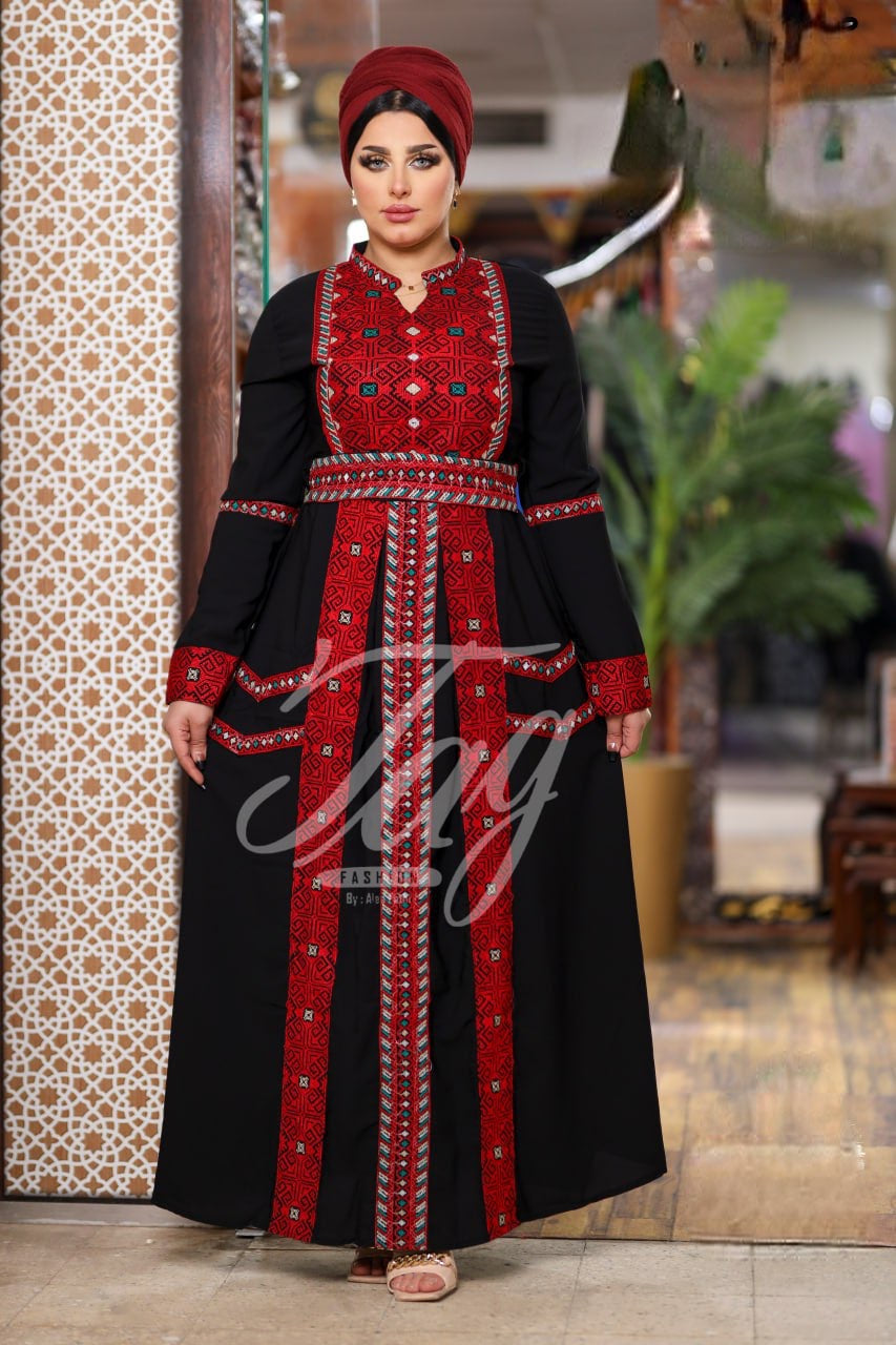 Abaya brodée Hajar Sinawi