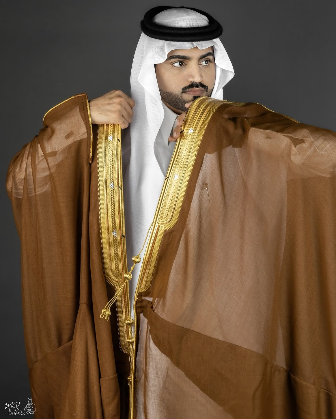 OVERCOAT ARAB BROWN BISHT CLOAK