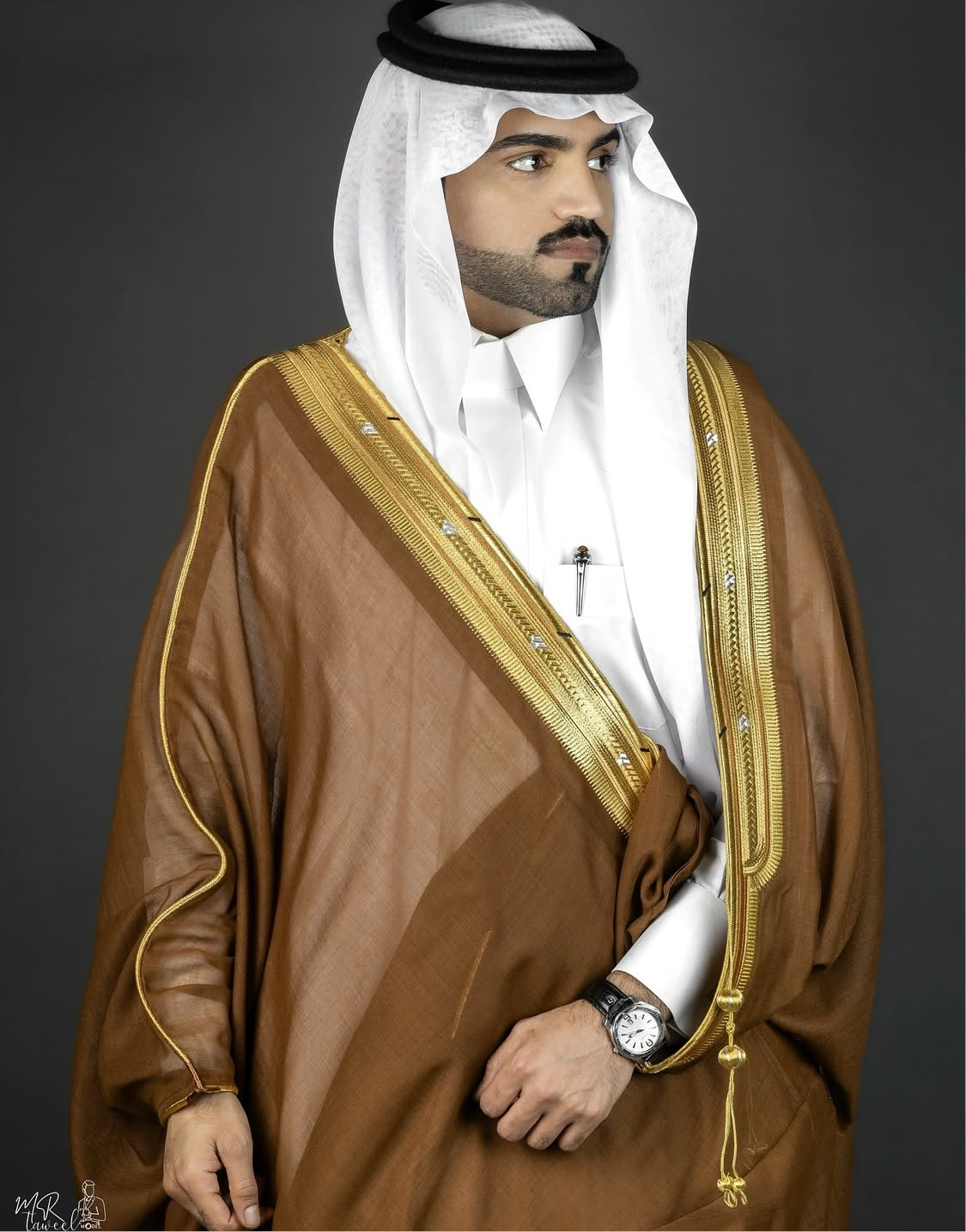 OVERCOAT ARAB BROWN BISHT CLOAK