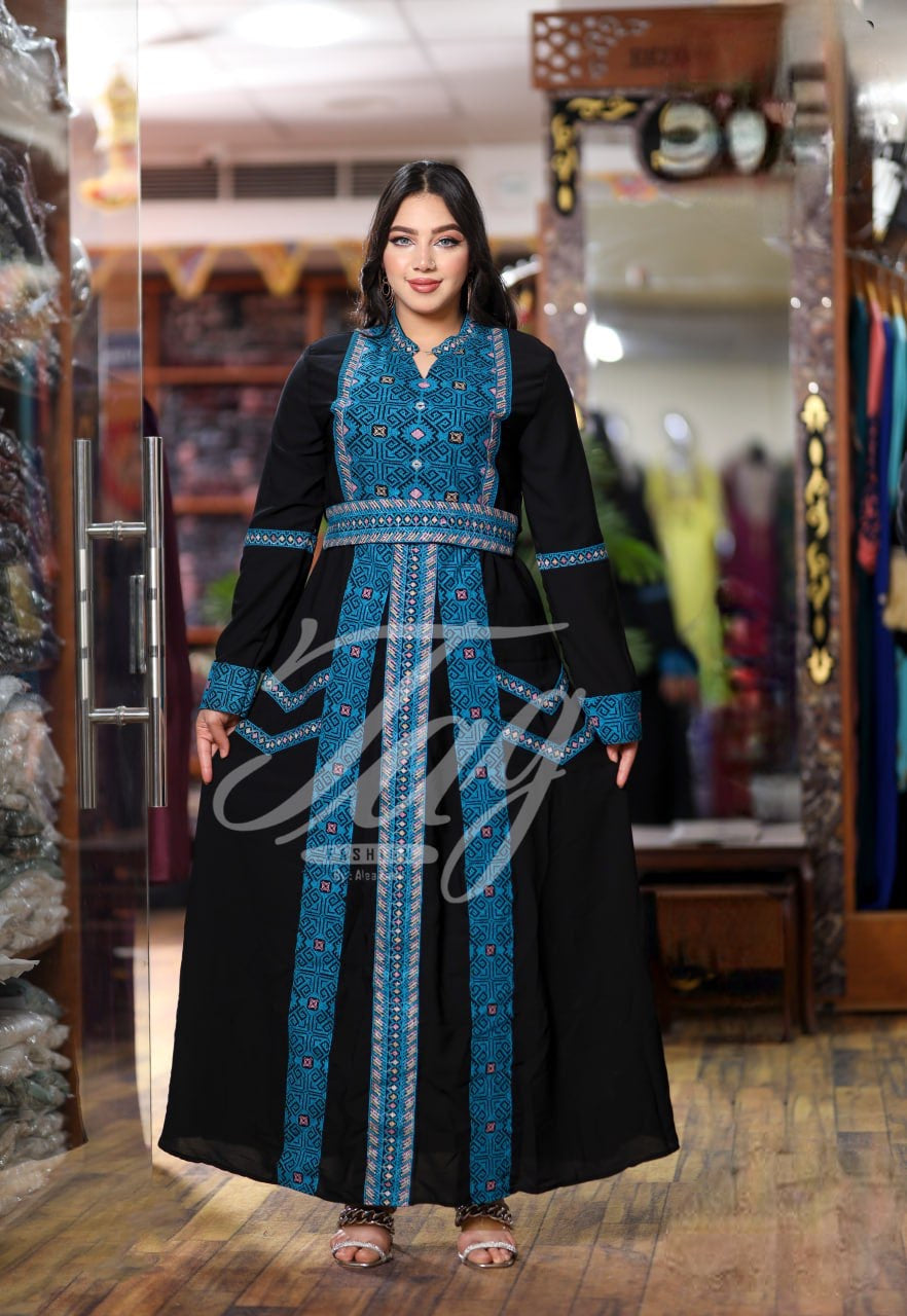 Abaya brodée Hajar Sinawi