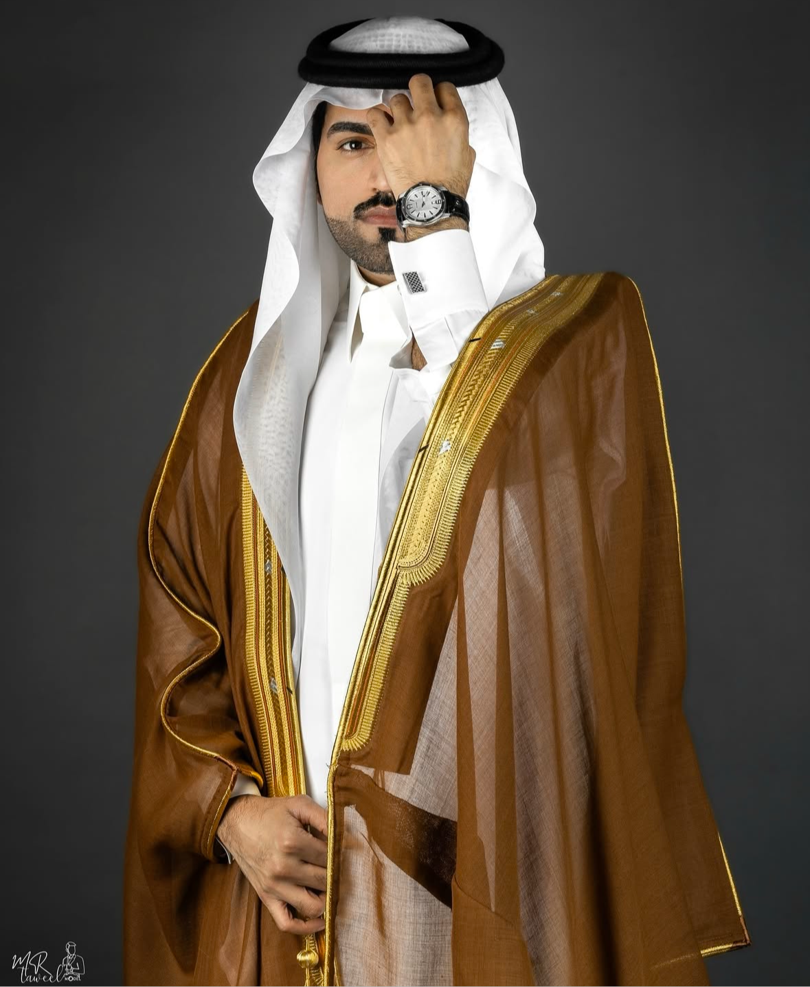 OVERCOAT ARAB BROWN BISHT CLOAK