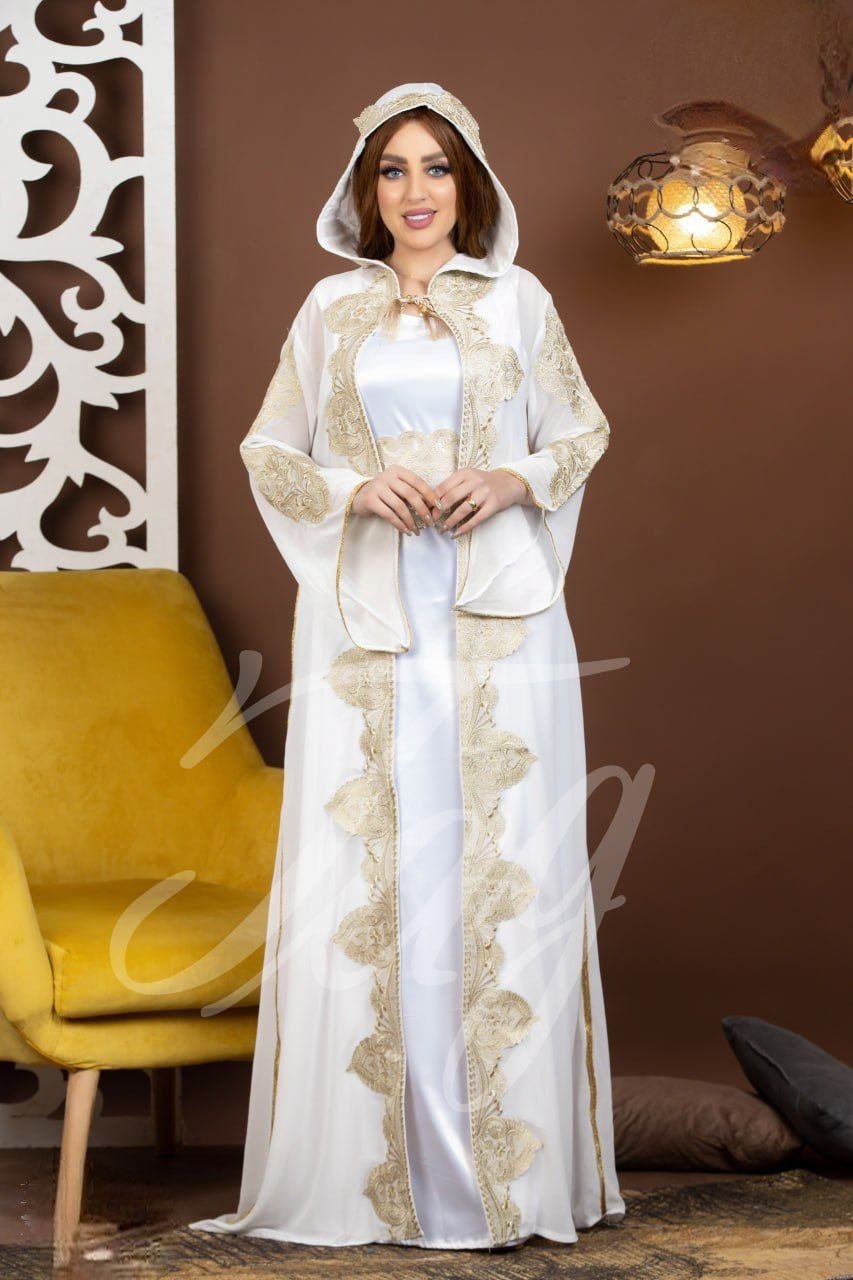 Asra Bridal White dress - Arewa Collections