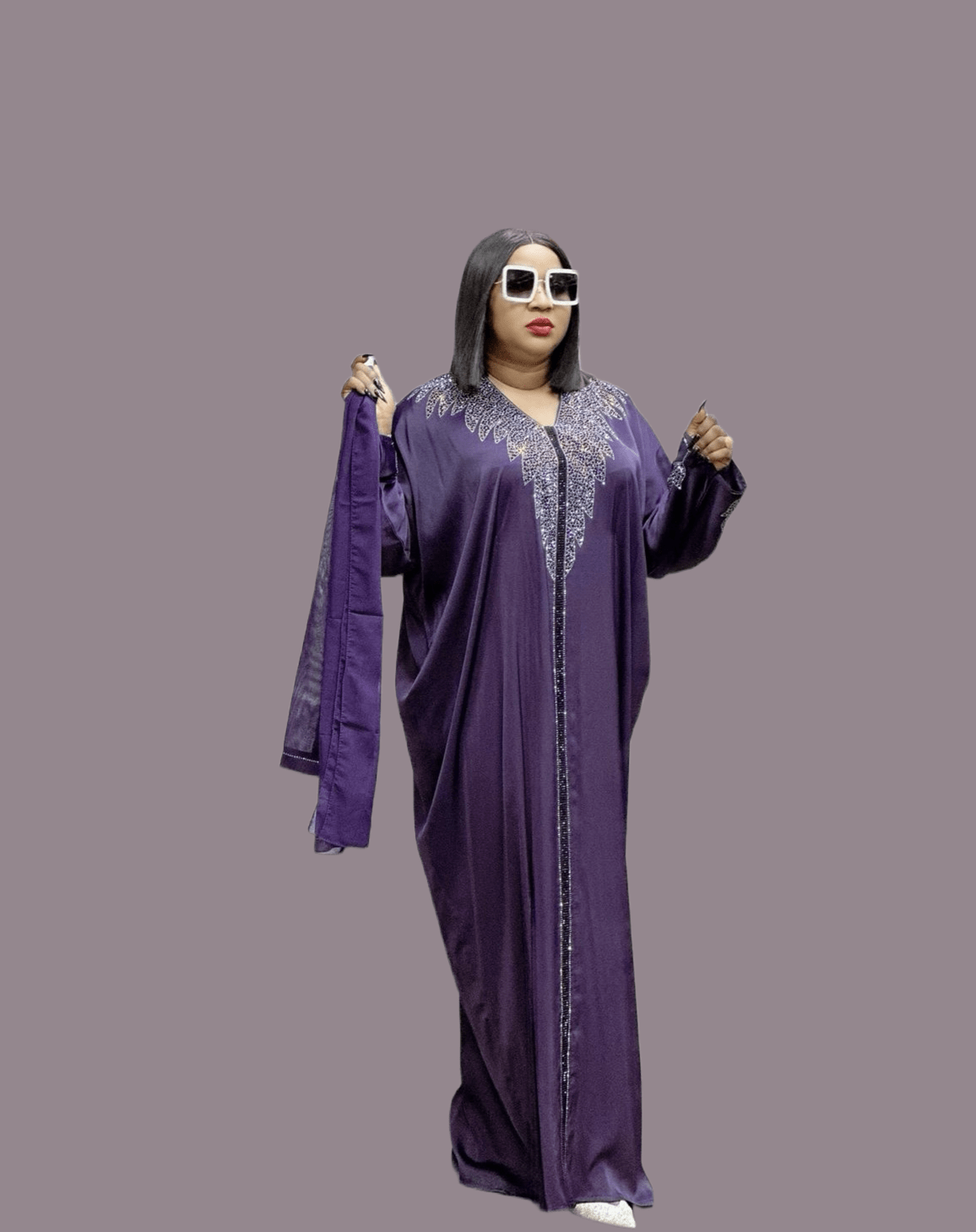 Yesida Embellished Abaya - Arewa Collections