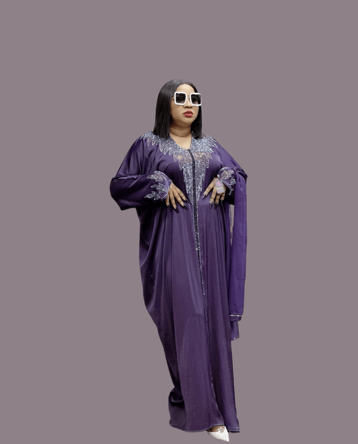 Yesida Embellished Abaya - Arewa Collections